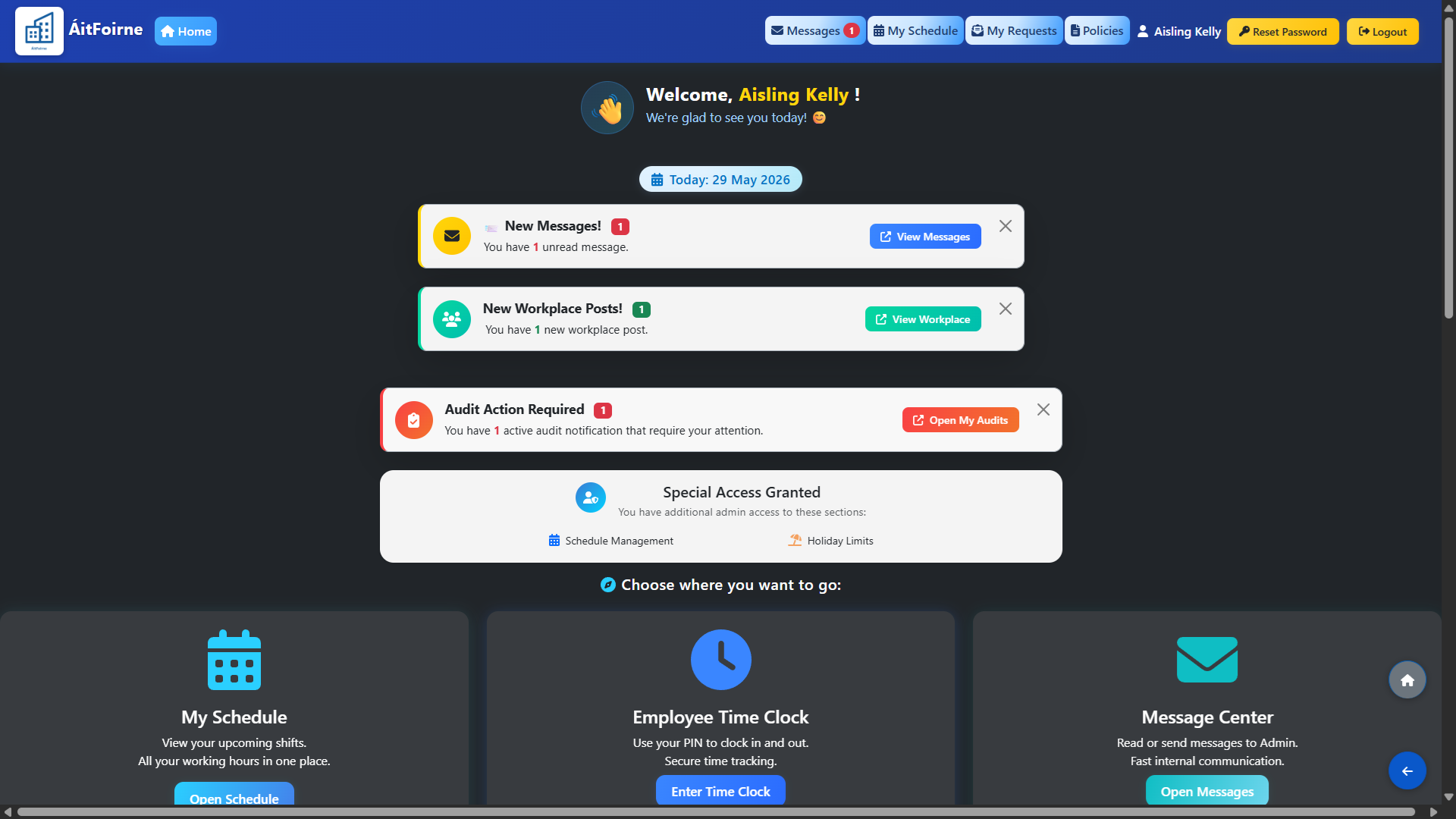 Accessing Your Employee Portal