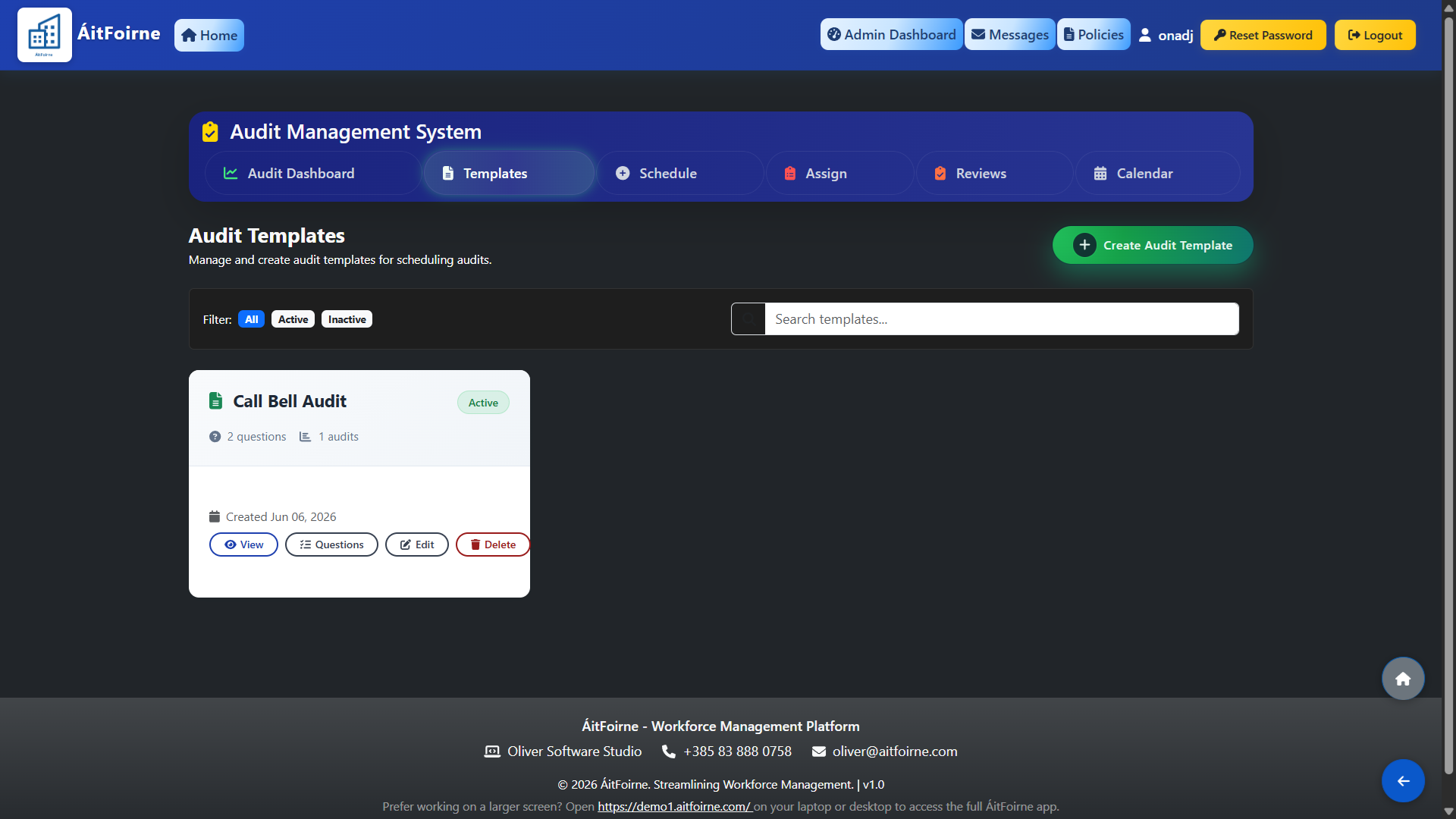 Reuse Templates & Assign to Multiple Employees